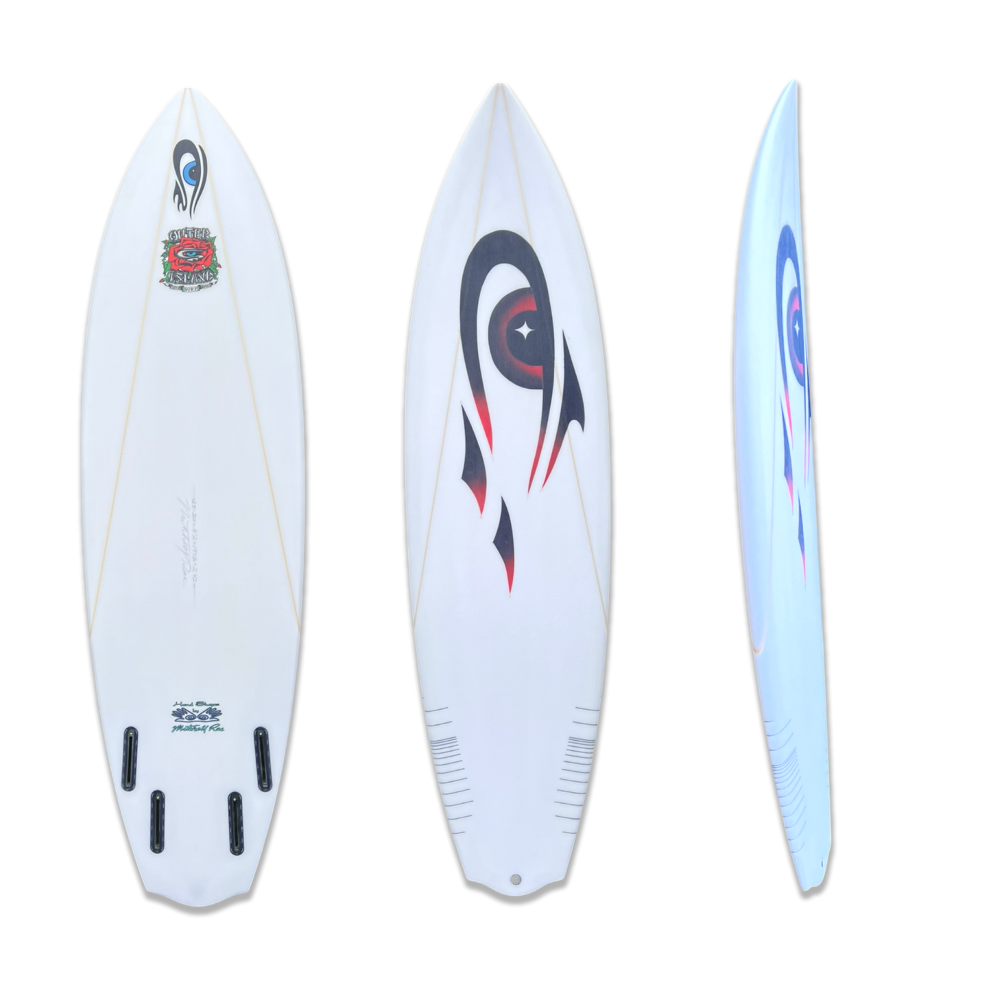 Phaza 6'2 x 19 1/2 x 2 1/2 - 33.9 L / Quad / Futures - EPS