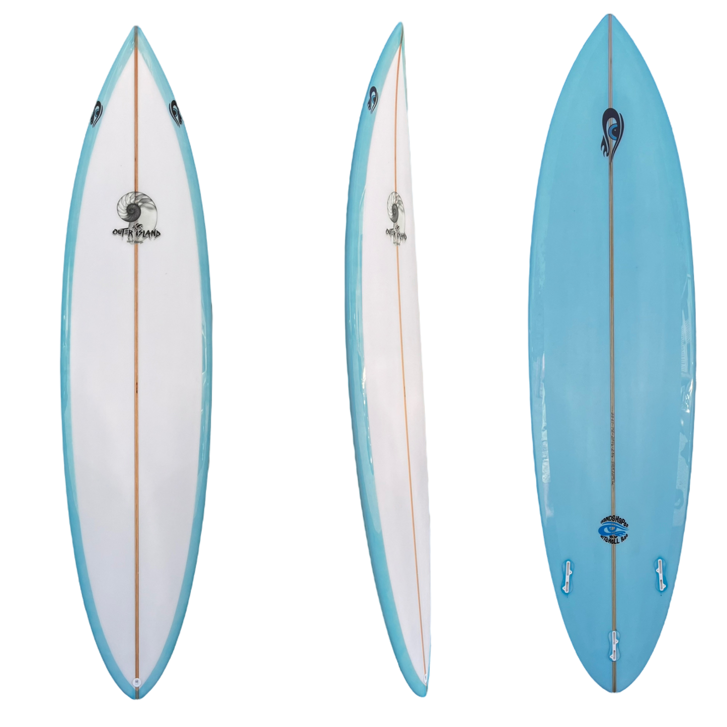 Coral Reefer 7'2 x 20 1/2 x 2 3/4 - 43.2 L / FCS2 Thruster