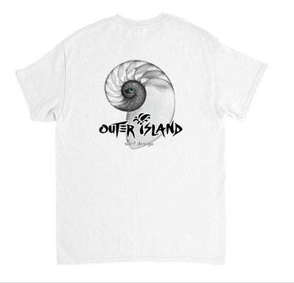 NAUTILUS SHELL LOGO  T Shirt