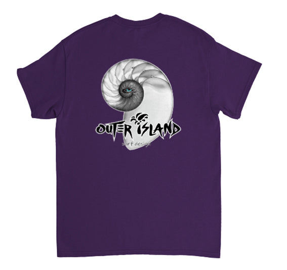 NAUTILUS SHELL LOGO  T Shirt
