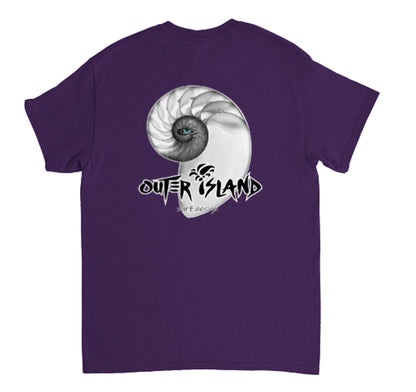 NAUTILUS SHELL LOGO  T Shirt