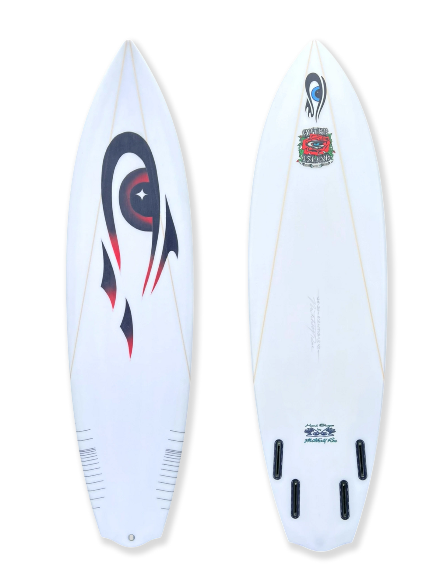 Phaza 6'2 x 19 1/2 x 2 1/2 - 33.9 L / Quad / Futures - EPS